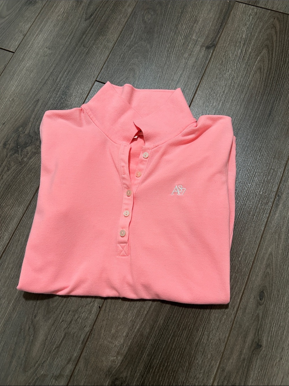 Aeropostale Coral Pink Polo Shirt - Picture 6 of 6